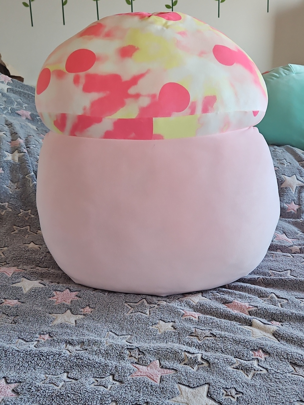 24-Inch Rachel Pink Tie-Dye Squishmellow Mushroom - Jumbo - Picture 3 of 6